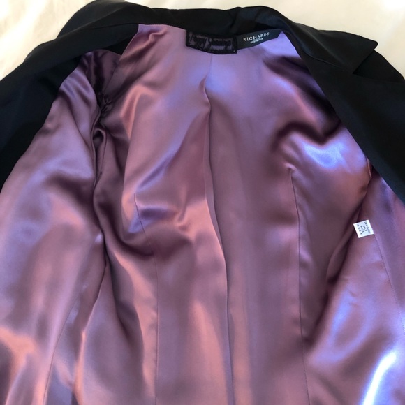 Peggy Jennings Couture black silk coat - Picture 3 of 9